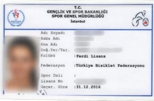 Ferdi bisiklet lisansı