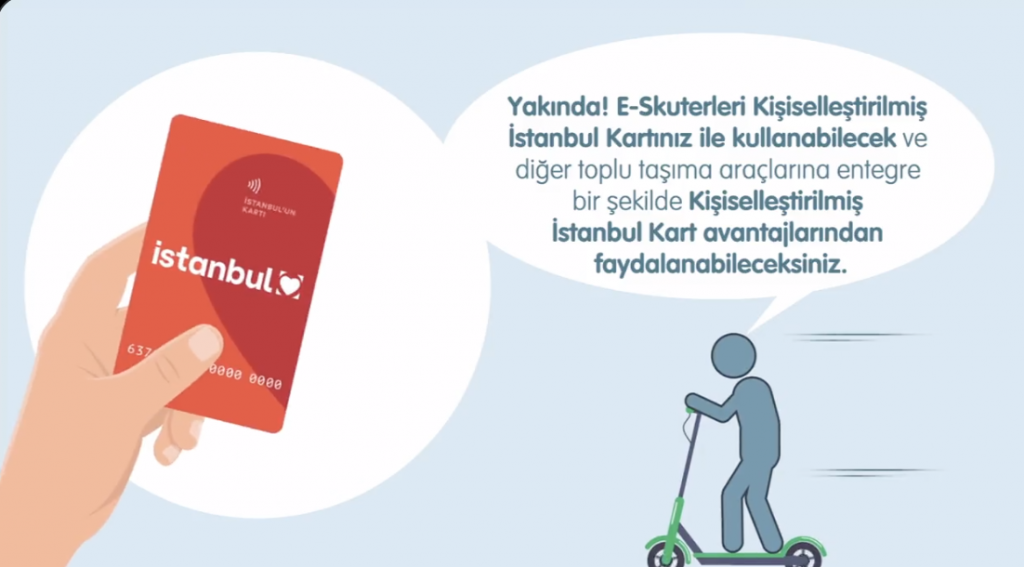 istanbulkart martı scooter
