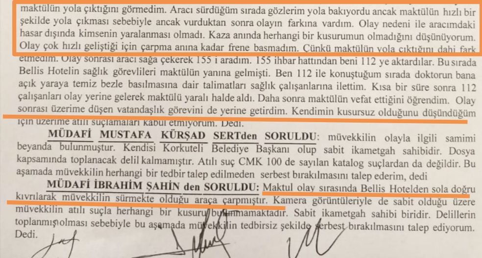 antalya bisiklet kazası