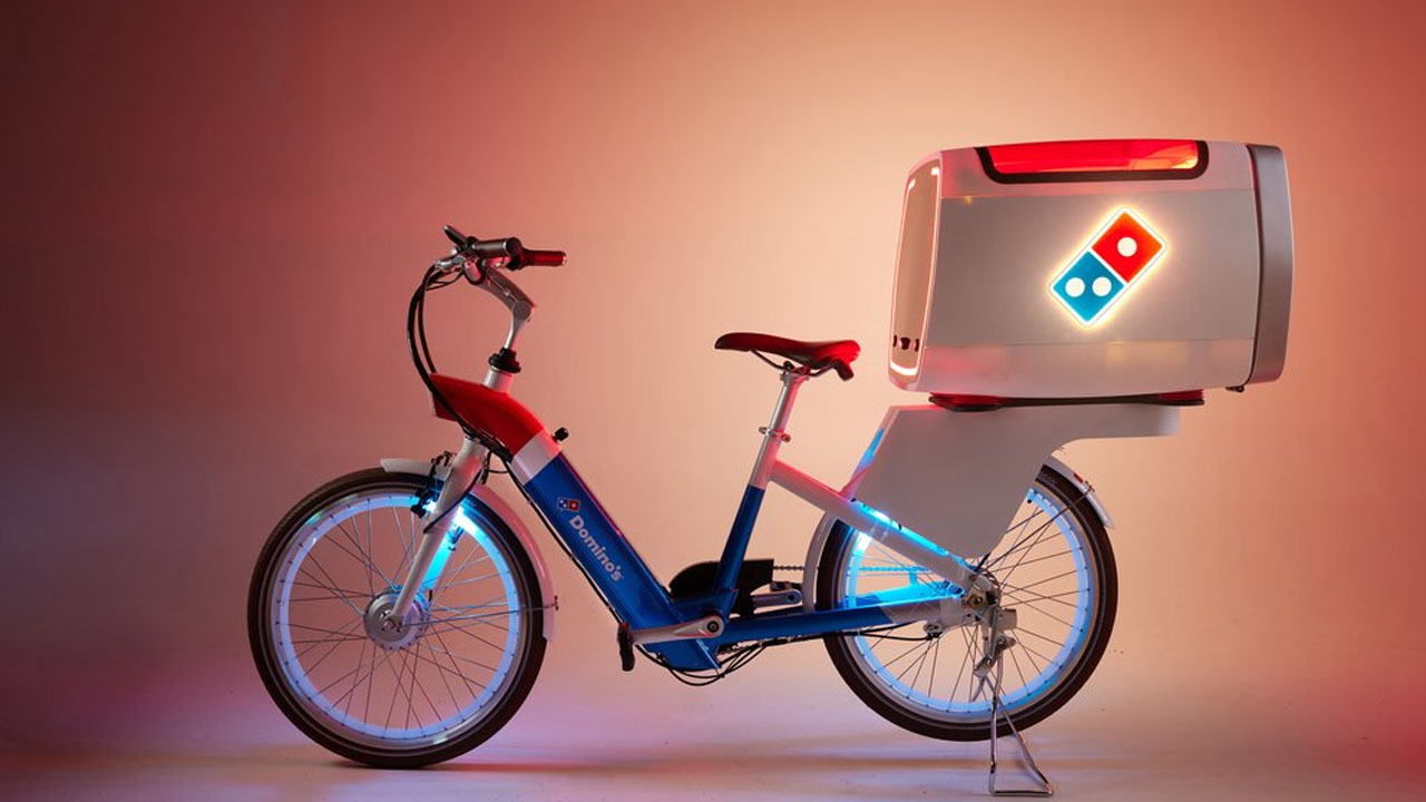 Domino's Elektrikli Bisikleti