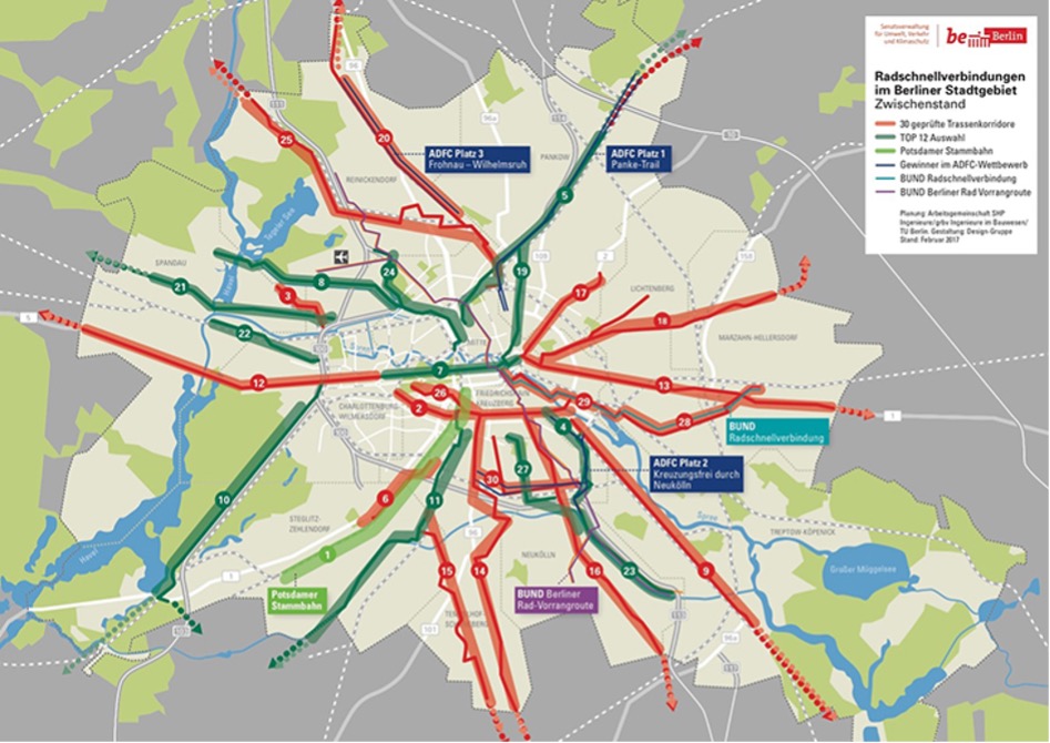 berlin bisiklet ağı